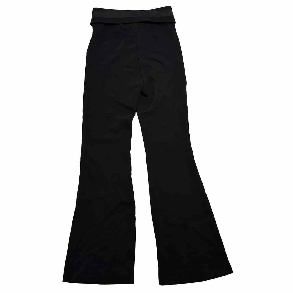 NWT Nocturne Womens Size M 38 Black Casual Flare Pants $115 Turkey Polyester New